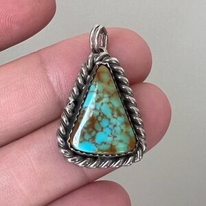 Number 8 Turquoise Pendant